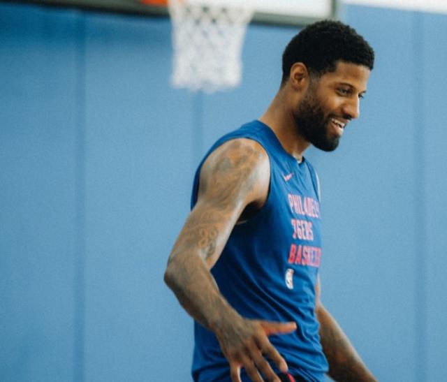 leyu-乔治开练备战新赛季，大赞恩比德是新时代奥尼尔